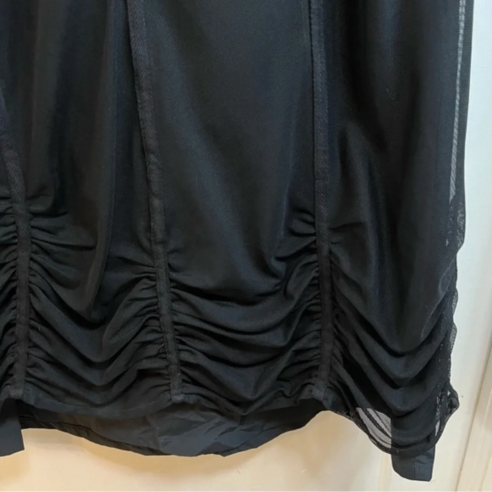 Ronen Chen tulle lined maxi ruffled skirt